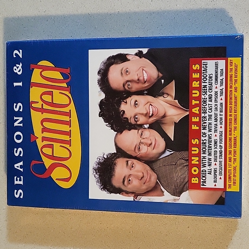 UNOPENED Seinfeld DVD set - Seasons 1 & 2
